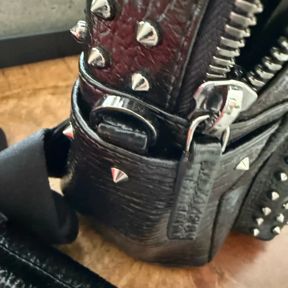 MCM Stark Pearl Stud Leather Backpack